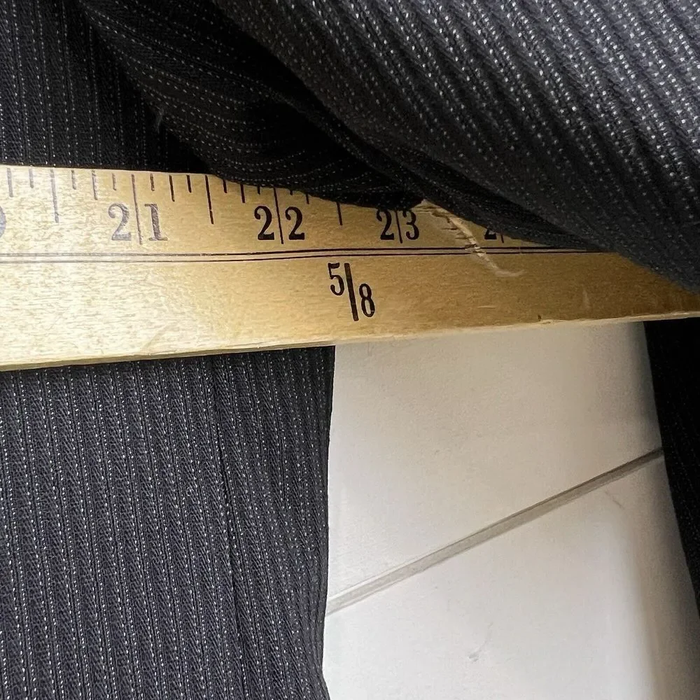 Theory Mens 46R 100% Wool Blazer Sport Coat‎ Suit Jacket Textured Stripe Canada